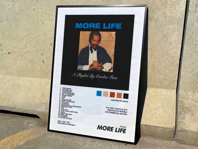 Drake &Quot;More Life&Quot; Album Cover Poster For Home Room Decor 3