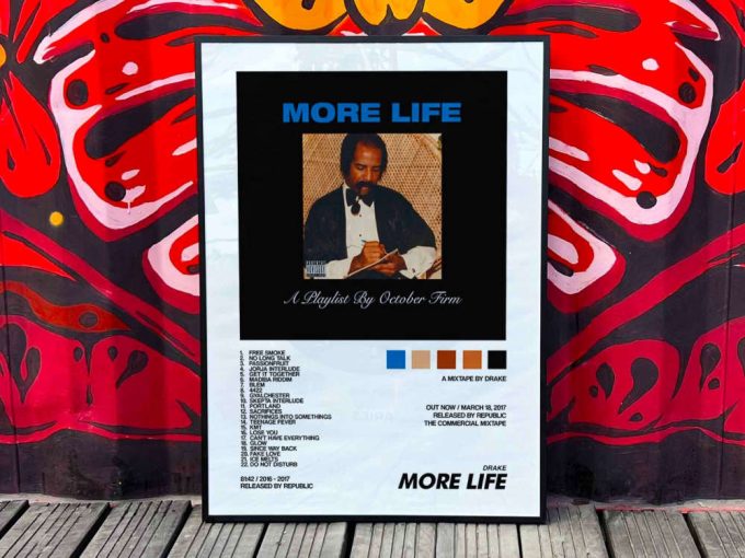 Drake &Quot;More Life&Quot; Album Cover Poster For Home Room Decor 4