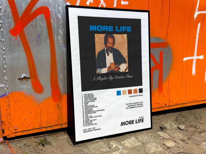 Drake &Quot;More Life&Quot; Album Cover Poster For Home Room Decor 5