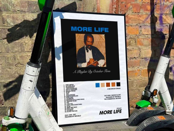 Drake &Quot;More Life&Quot; Album Cover Poster For Home Room Decor 7