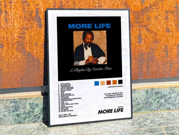 Drake &Quot;More Life&Quot; Album Cover Poster For Home Room Decor 8