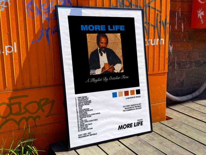 Drake &Quot;More Life&Quot; Album Cover Poster For Home Room Decor 9