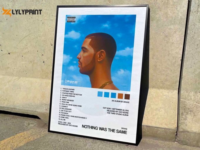 Drake &Amp;Quot;Nothing Was The Same&Amp;Quot; Album Cover Poster For Home Room Decor 1