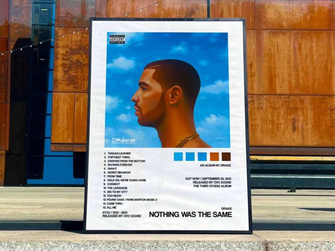 Drake &Quot;Nothing Was The Same&Quot; Album Cover Poster For Home Room Decor 3