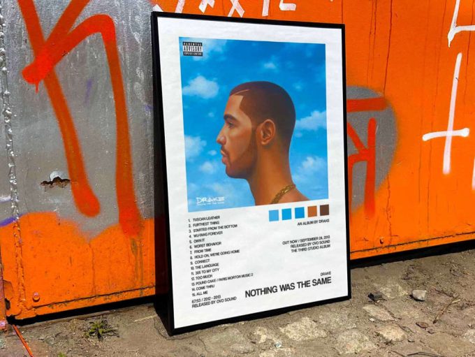Drake &Quot;Nothing Was The Same&Quot; Album Cover Poster For Home Room Decor 5