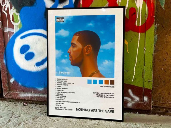 Drake &Quot;Nothing Was The Same&Quot; Album Cover Poster For Home Room Decor 6