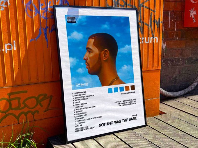 Drake &Quot;Nothing Was The Same&Quot; Album Cover Poster For Home Room Decor 9