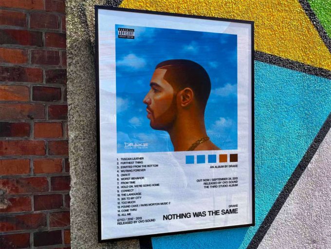 Drake &Quot;Nothing Was The Same&Quot; Album Cover Poster For Home Room Decor 10