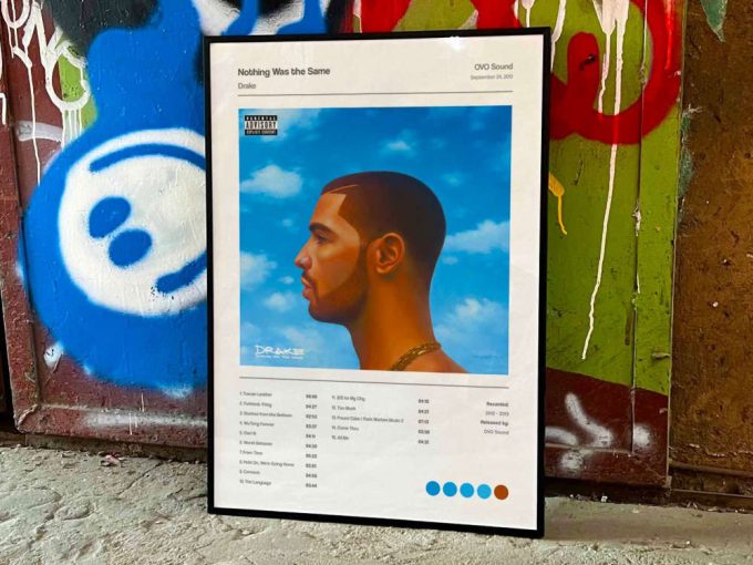Drake &Quot;Nothing Was The Same&Quot; / Album Cover Poster For Home Room Decor 7