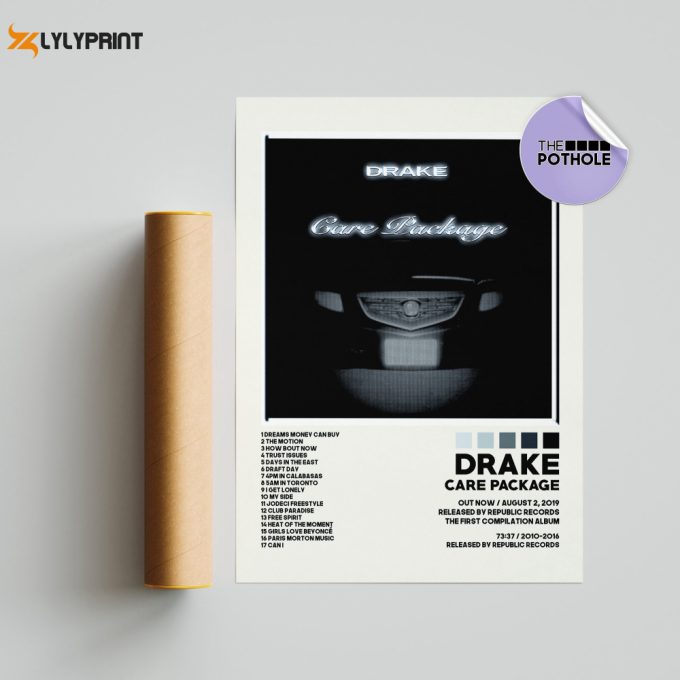 Drake Posters / Care Package Poster, Album Cover Poster Poster Print Wall Art, Custom Poster, Home Decor, Drake, Care Package 1