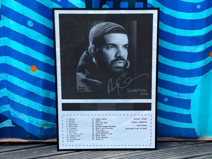 Drake &Quot;Scorpion&Quot; Album Cover Poster 2