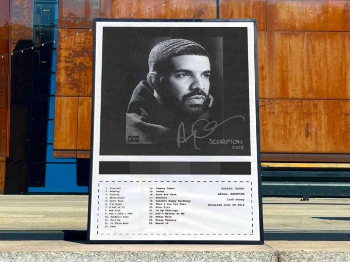 Drake &Quot;Scorpion&Quot; Album Cover Poster 4