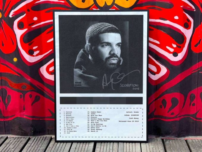 Drake &Quot;Scorpion&Quot; Album Cover Poster 5