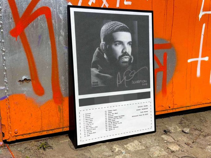 Drake &Quot;Scorpion&Quot; Album Cover Poster 6