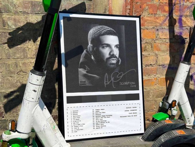 Drake &Quot;Scorpion&Quot; Album Cover Poster 7
