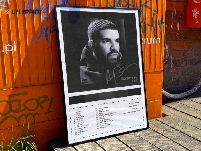Drake &Amp;Quot;Scorpion&Amp;Quot; Album Cover Poster 1