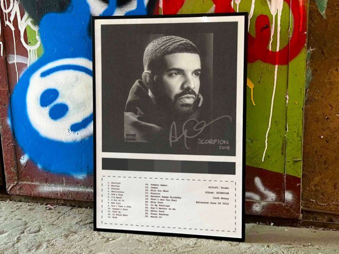 Drake &Quot;Scorpion&Quot; Album Cover Poster 8