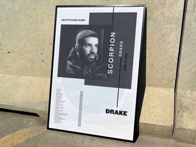 Drake &Quot;Scorpion&Quot; Album Cover Poster For Home Room Decor 4