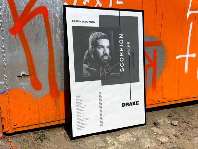 Drake &Quot;Scorpion&Quot; Album Cover Poster For Home Room Decor 6