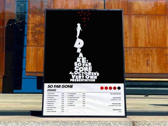 Drake &Quot;So Far Gone&Quot; Album Cover Poster 3