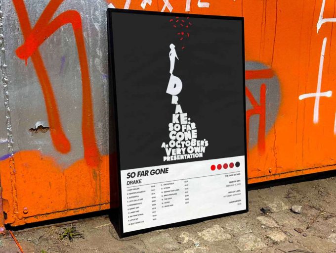 Drake &Quot;So Far Gone&Quot; Album Cover Poster 5