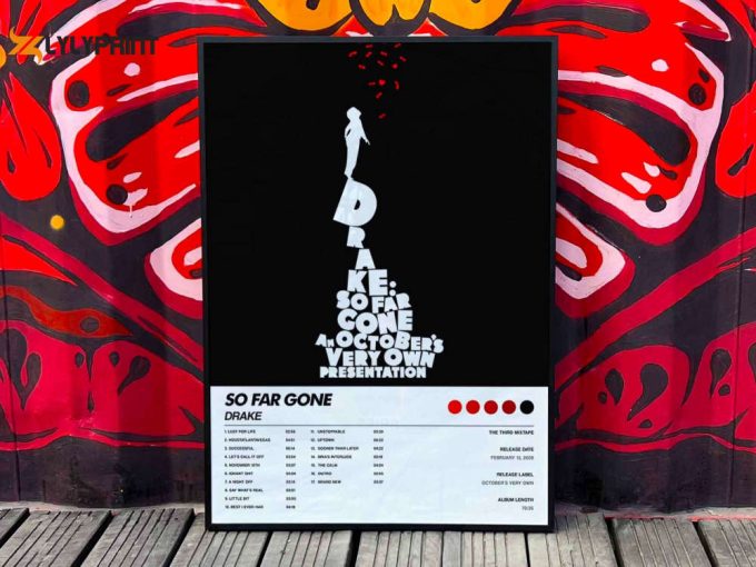 Drake &Amp;Quot;So Far Gone&Amp;Quot; Album Cover Poster 1