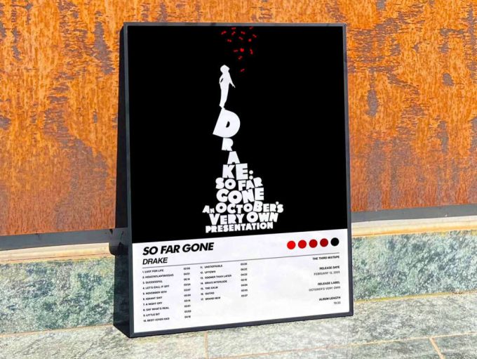 Drake &Quot;So Far Gone&Quot; Album Cover Poster 8