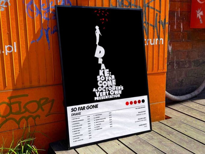 Drake &Quot;So Far Gone&Quot; Album Cover Poster 9