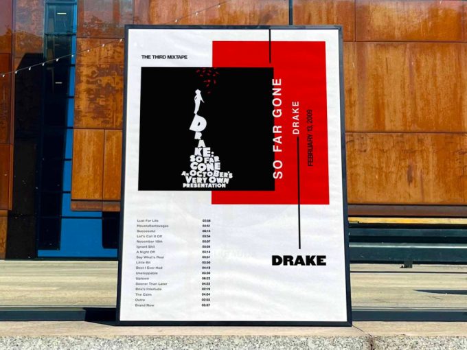 Drake &Quot;So Far Gone&Quot; Album Cover Poster For Home Room Decor 3