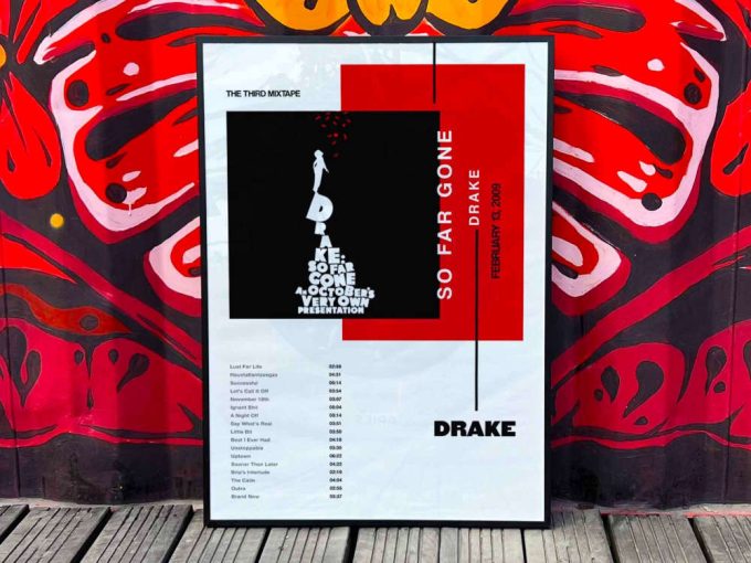 Drake &Quot;So Far Gone&Quot; Album Cover Poster For Home Room Decor 4