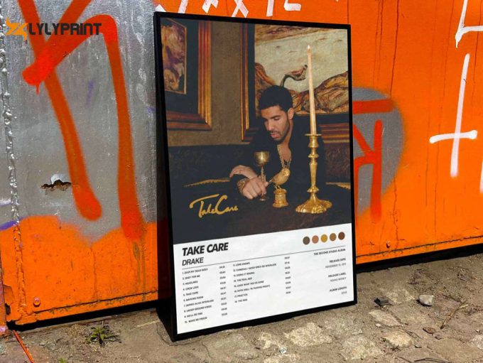 Drake &Amp;Quot;Take Care&Amp;Quot; Album Cover Poster 1