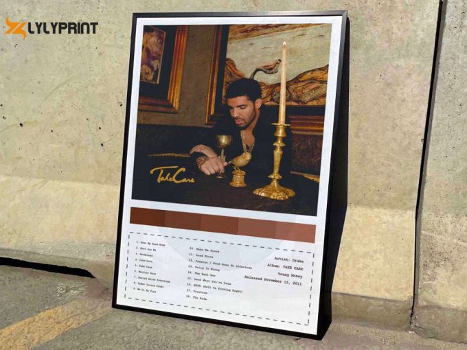 Drake &Amp;Quot;Take Care&Amp;Quot; Album Cover Poster 1
