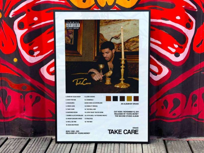 Drake &Quot;Take Care&Quot; Album Cover Poster For Home Room Decor 5