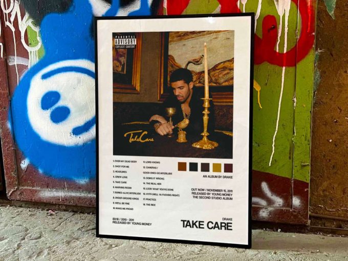 Drake &Quot;Take Care&Quot; Album Cover Poster For Home Room Decor 7