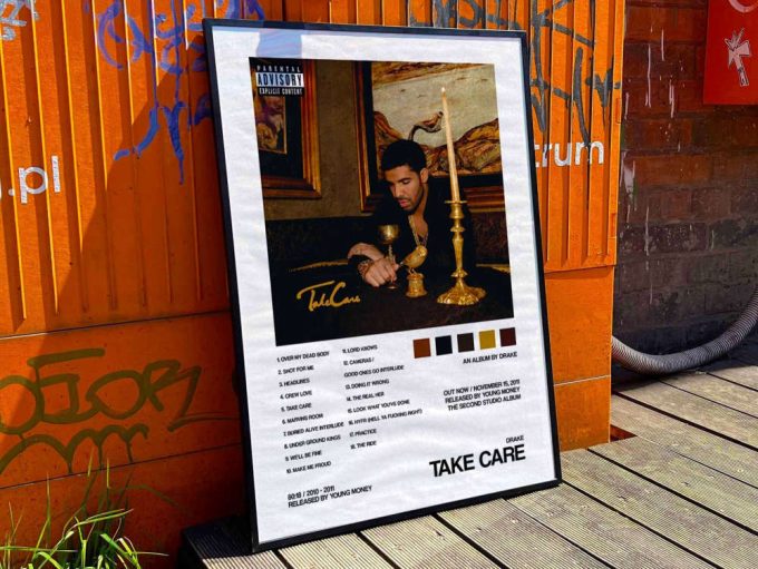 Drake &Quot;Take Care&Quot; Album Cover Poster For Home Room Decor 9