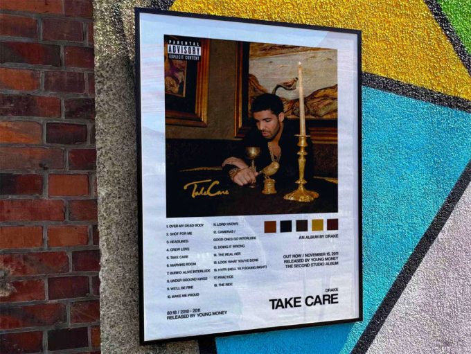 Drake &Quot;Take Care&Quot; Album Cover Poster For Home Room Decor 10