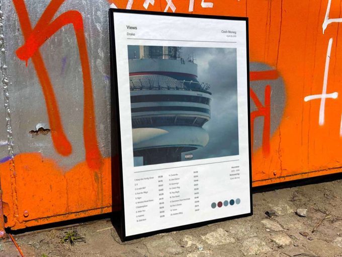 Drake &Quot;Views&Quot; Album Cover Poster For Home Room Decor, Drake Merch 5