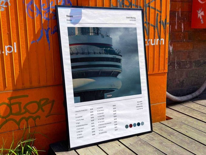 Drake &Quot;Views&Quot; Album Cover Poster For Home Room Decor, Drake Merch 9
