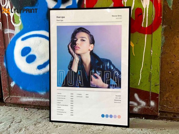 Dua Lipa &Amp;Quot;Dua Lipa&Amp;Quot; Album Cover Poster For Home Room Decor #5 1