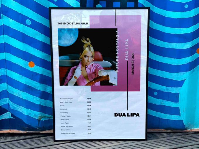 Dua Lipa &Quot;Future Nostalgia&Quot; Album Cover Poster #3 2