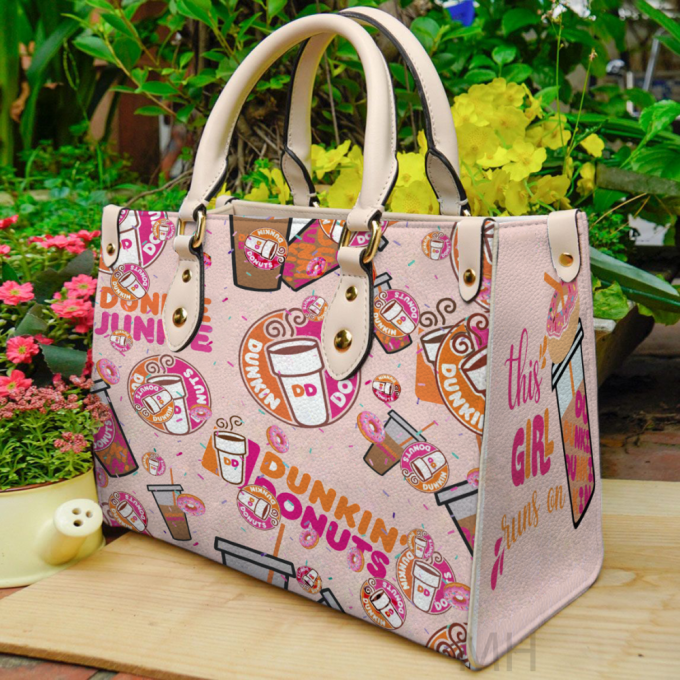 Dunkin Donuts 2 Leather Handbag Gift For Women 2