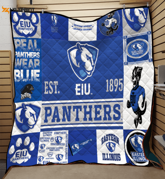 Eastern Illinois Panthers 1 Quilt Blanket For Fans Home Decor Gift 1