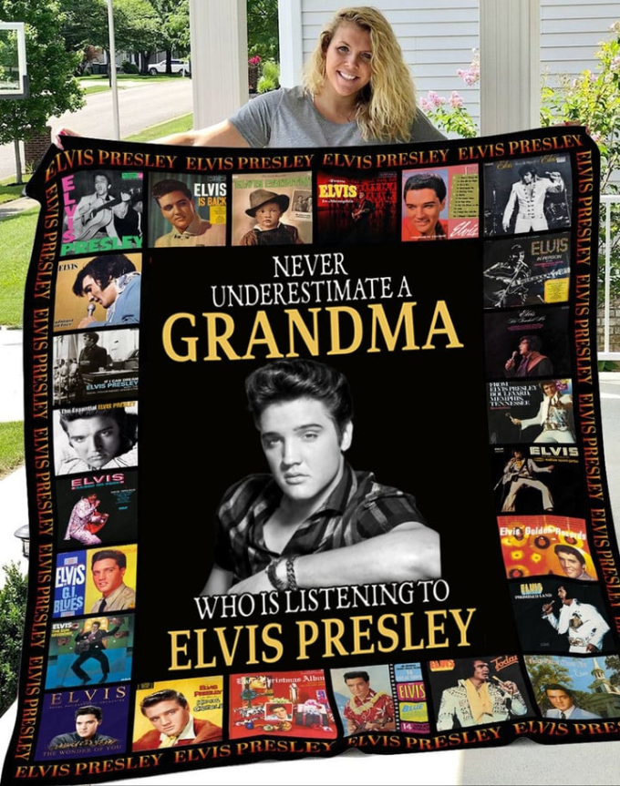 Elvis Presley Quilt Blanket For Fans Home Decor Gift 2