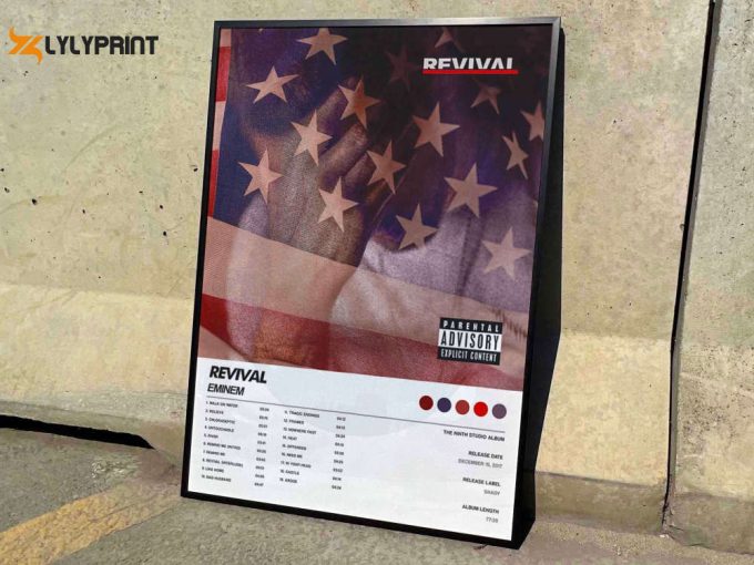 Eminem &Amp;Quot;Revival&Amp;Quot; Album Cover Poster #6 1