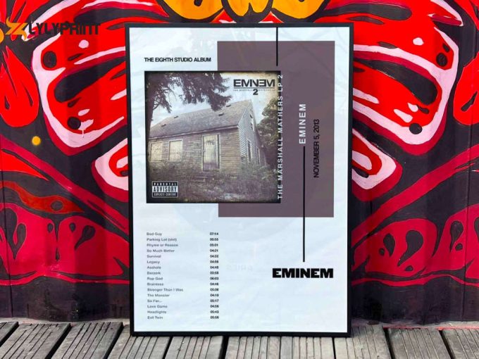 Eminem &Amp;Quot;The Marshall Mathers Lp 2&Amp;Quot; Album Cover Poster #3 1