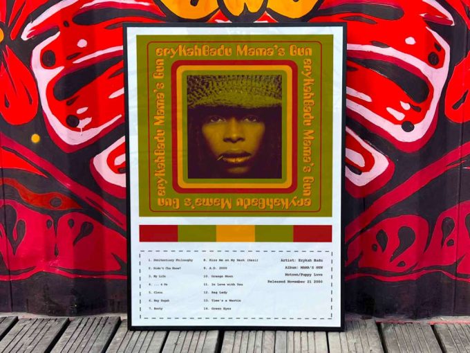 Erykah Badu &Quot;Mama&Quot;S &Quot;Gun&Quot; Album Cover Poster #4 3