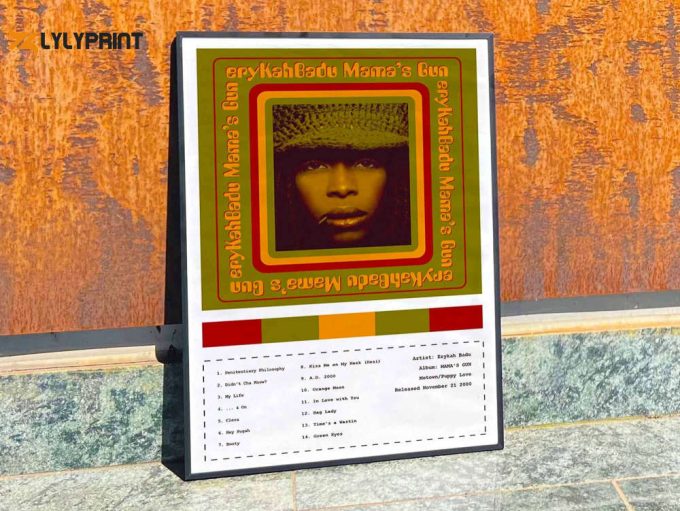 Erykah Badu &Amp;Quot;Mama&Amp;Quot;S &Amp;Quot;Gun&Amp;Quot; Album Cover Poster #4 1