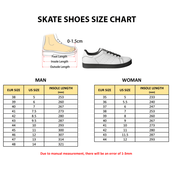 Europe 2 Skate Shoes For Men Women Fans Gift 4
