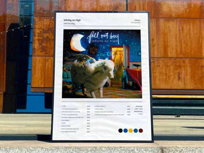 Fall Out Boy &Quot;Infinity On High&Quot; Album Cover Poster For Home Room Decor #5 3