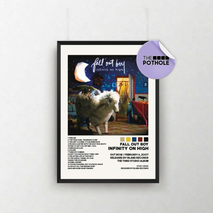 Fall Out Boy Posters / Infinity On High Poster / Fall Out Boy, Album Cover Poster, Poster Print Wall Art, Custom Poster, Fall Out Boy 2